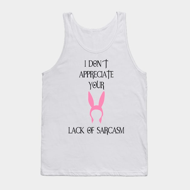 Sarcasm Tank Top by Bertoni_Lee